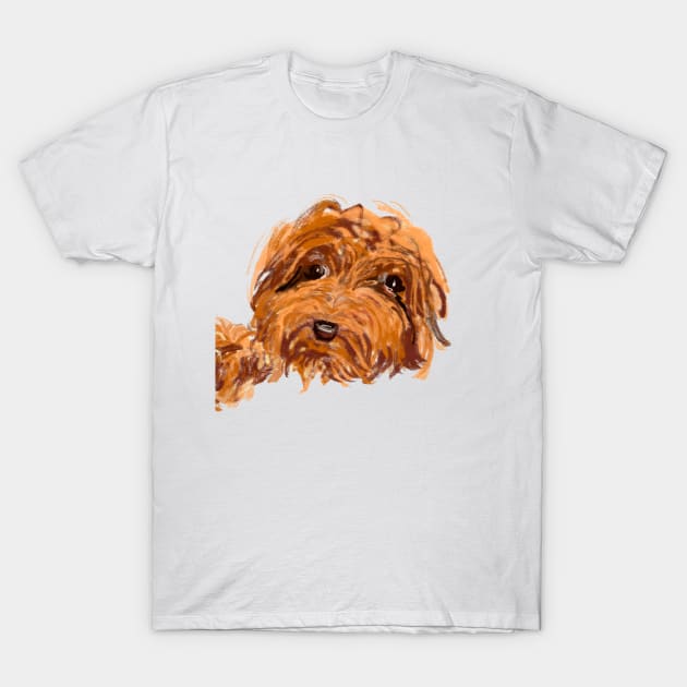 I love my puppy! T-Shirt by Peaceful Pigments